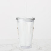 Verre En Acrylique Llama blanche (Droite)