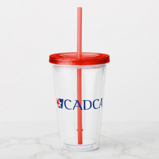 Verre En Acrylique Logo CADCA Tumbler acrylique