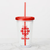 Verre En Acrylique Logo CBC pour enfants (Devant)