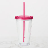 Verre En Acrylique Logo CC Tumbler isolé (Droite)