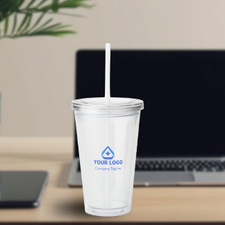 Verre En Acrylique Logo de Blue Healthcare Promo Marque
