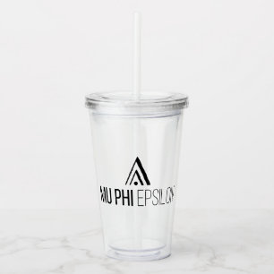 Verre En Acrylique Logo de Mu Phi Epsilon