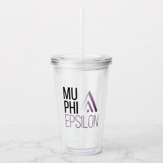 Verre En Acrylique Logo de Mu Phi Epsilon