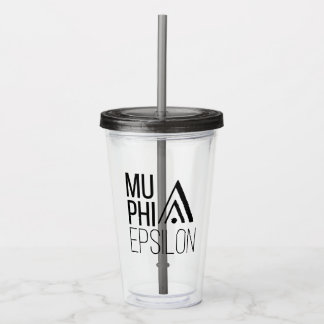 Verre En Acrylique Logo de Mu Phi Epsilon