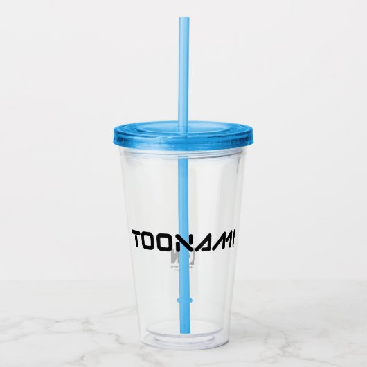Verre En Acrylique Logo de police numérique Toonami (Devant)