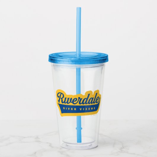 Verre En Acrylique Logo de Riverdale River Vixens (Devant)