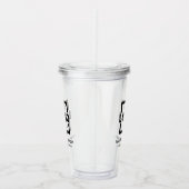 Verre En Acrylique Logo d'entreprise personnalisé (Droite)