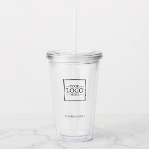 Verre En Acrylique Logo d'entreprise personnalisé avec texte personna