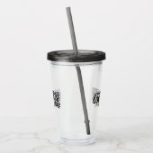 Verre En Acrylique Logo d'entreprise promotionnel et code QR (Gauche)