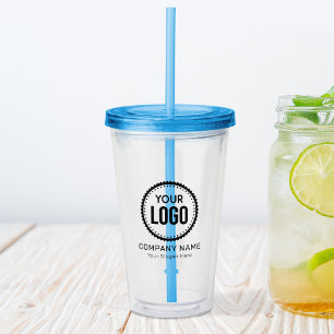 Verre En Acrylique Logo Et Slogan Personnalisés Avec Promotions