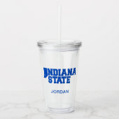 Verre En Acrylique Logo Indiana State (Devant)