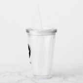 Verre En Acrylique Logo simple et commerce de texte (Gauche)