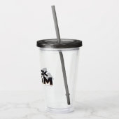 Verre En Acrylique Logo théâtral Black Adam (Gauche)