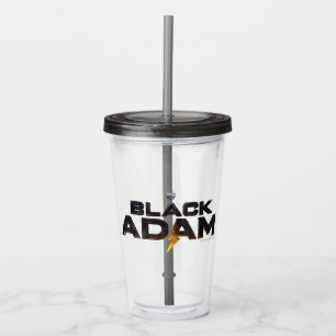 Verre En Acrylique Logo théâtral Black Adam