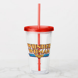 Verre En Acrylique Logo Wonder Woman 2
