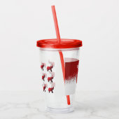 Verre En Acrylique Lucky Red Elephant Acrylique Tumbler (Gauche)