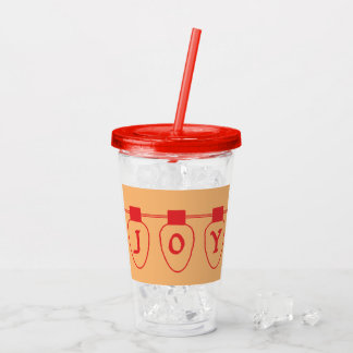 Verre En Acrylique Lumières Red Joy