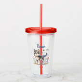 Verre En Acrylique Lunar Cub - Baby Wolf Tumbler (Devant)