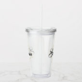 Verre En Acrylique Mariage cadeau personnalisé modifiable Groom (Droite)