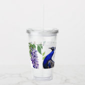Verre En Acrylique Mariage Peacock (Droite)