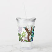 Verre En Acrylique Mariage Peacock (Gauche)