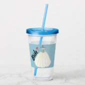 Verre En Acrylique Mariée (Dos)