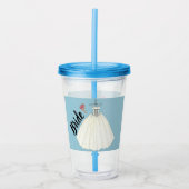 Verre En Acrylique Mariée (Devant)