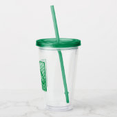 Verre En Acrylique MARVIN L'Icône rayée MARTIAN™ (Gauche)