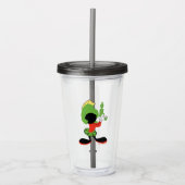 Verre En Acrylique MARVIN MARTIAN™ Silhouette avec Raygun (Devant)
