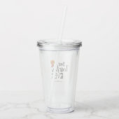 Verre En Acrylique Meilleur enseignant jamais (Dos)