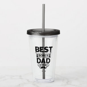 Verre En Acrylique Meilleur papa de bonification