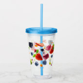 Verre En Acrylique Mélanger les fruits (Devant)