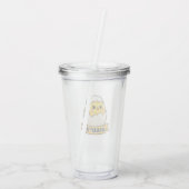 Verre En Acrylique Meme de poulette drôle pas encore prête (Dos)