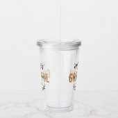 Verre En Acrylique Merci Grateful Blessé mignon automne Thanksgiving (Droite)