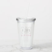 VERRE EN ACRYLIQUE MÈRE DU BRIDE BRIDAL PARTY ACRYLIC TUMBLER (Dos)