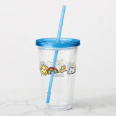 Verre En Acrylique Météo mignonne (Dos)