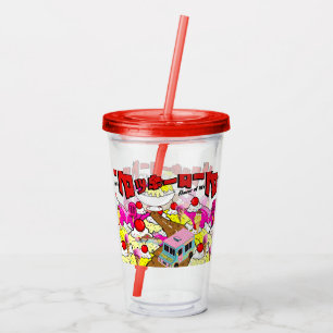Verre En Acrylique Mikitiez rockyroad glace manga été banger