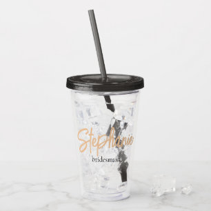 Verre En Acrylique Mini-Sirène Simple Classique Personnalisée