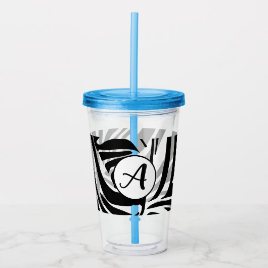 Verre En Acrylique Modèle Zebra (Devant)