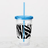 Verre En Acrylique Modèle Zèbre (Droite)