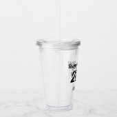 Verre En Acrylique Modern Custom Script 2026 Happy New Year (Droite)