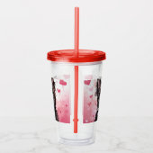 Verre En Acrylique Mon Chien Affenpinscher Est Mon Valentin Personnal (Droite)