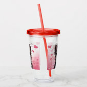 Verre En Acrylique Mon Chien Affenpinscher Est Mon Valentin Personnal (Gauche)