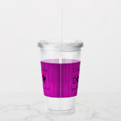 Verre En Acrylique Mon chien ne le permettrait pas Paruline acrylique (Droite)