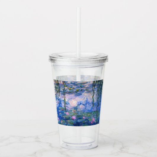 Verre En Acrylique Monet Nénuphars (Devant)