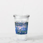 Verre En Acrylique Monet Nénuphars (Dos)