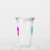 Verre En Acrylique Monogramme Été Glacé Lollies Popsicles (Droite)