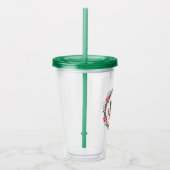 Verre En Acrylique Monogramme floral (Droite)