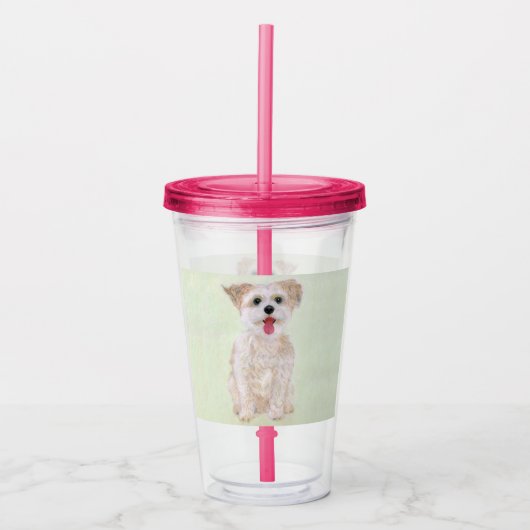 Verre En Acrylique Morkie (Devant)
