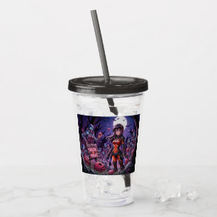 Verre En Acrylique Morts-vivants Distribuent Cerveaux Halloween Frian